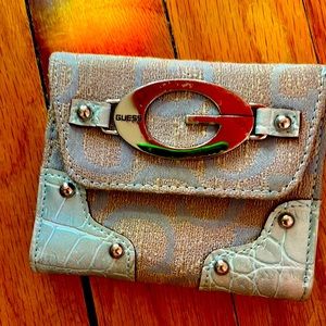 Small wallet, blue silver